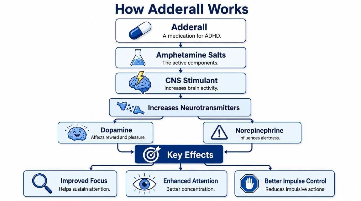 How Adderall Works to Manage Inattentive ADHD
