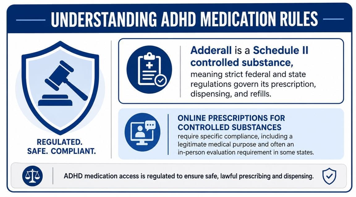 Understanding the Rules for Getting ADHD Medication Online