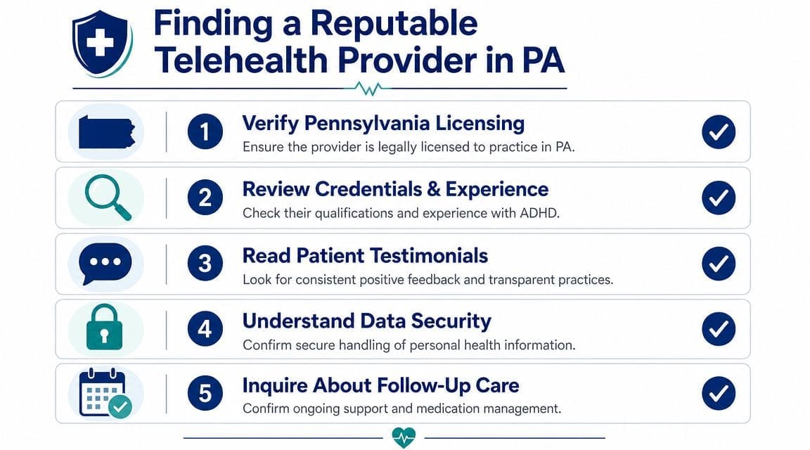 How to Find a Reputable Telehealth Provider in PA