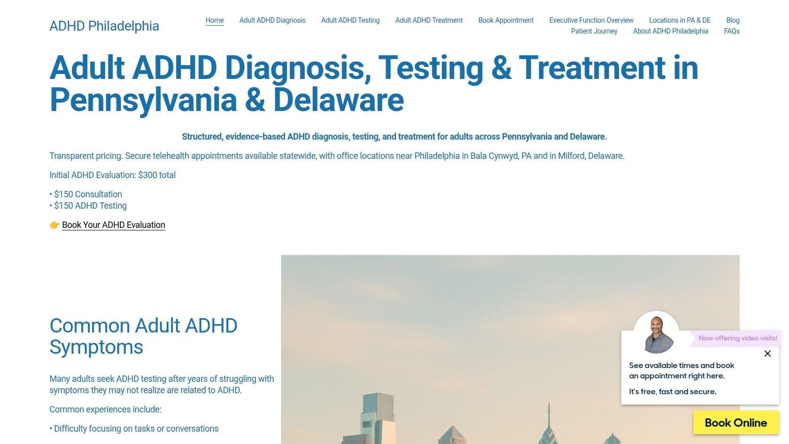 ADHD Philadelphia Adult ADHD Evaluation and Treatment