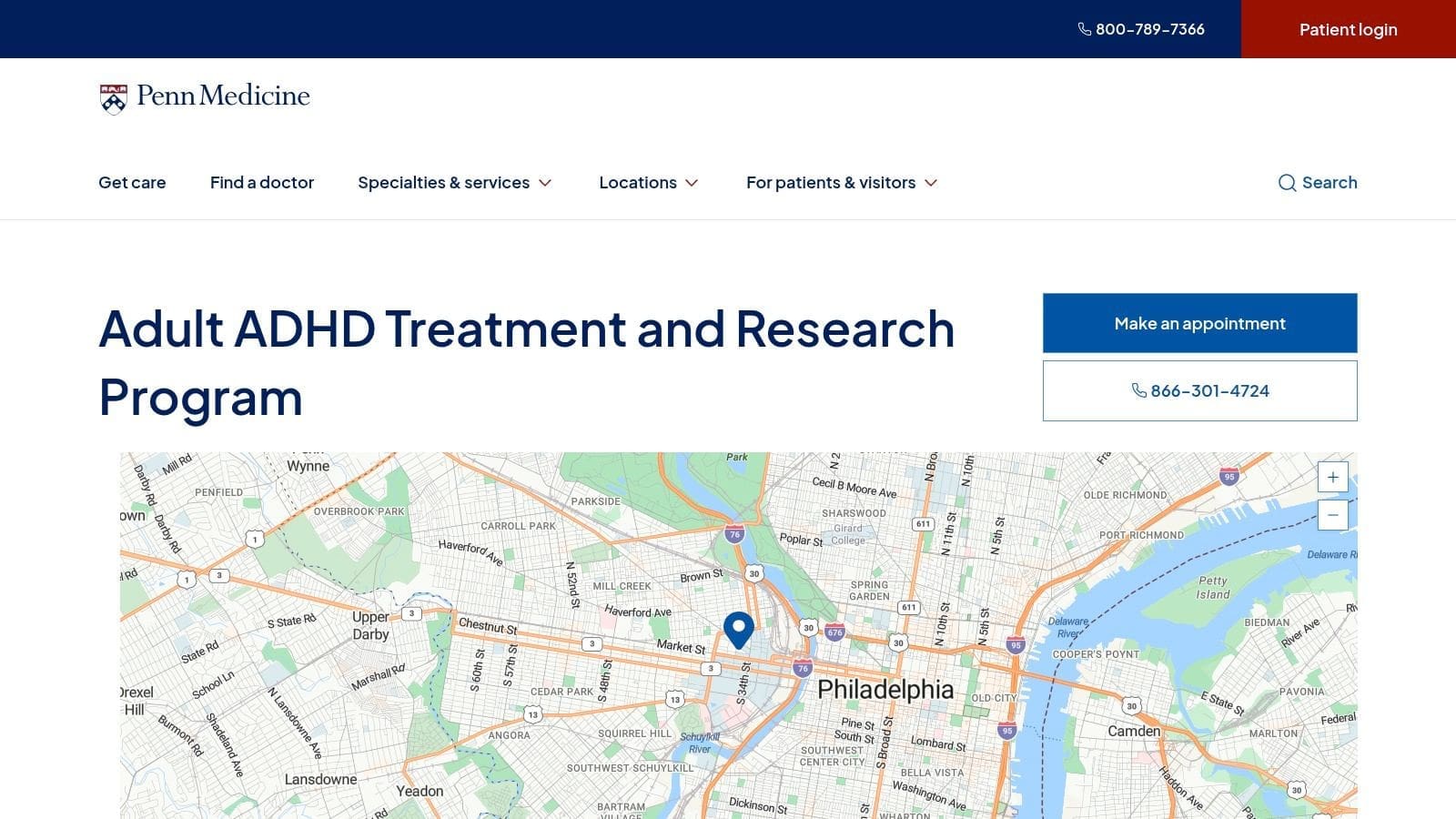 Penn Medicine Adult ADHD Treatment and Research Program